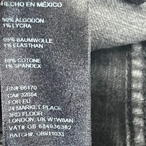 BDG Urban Outfitters Shorts‎ 26 Black Mom High Rise Button Fly Cuffed Hem Casual - Picture 9 of 10